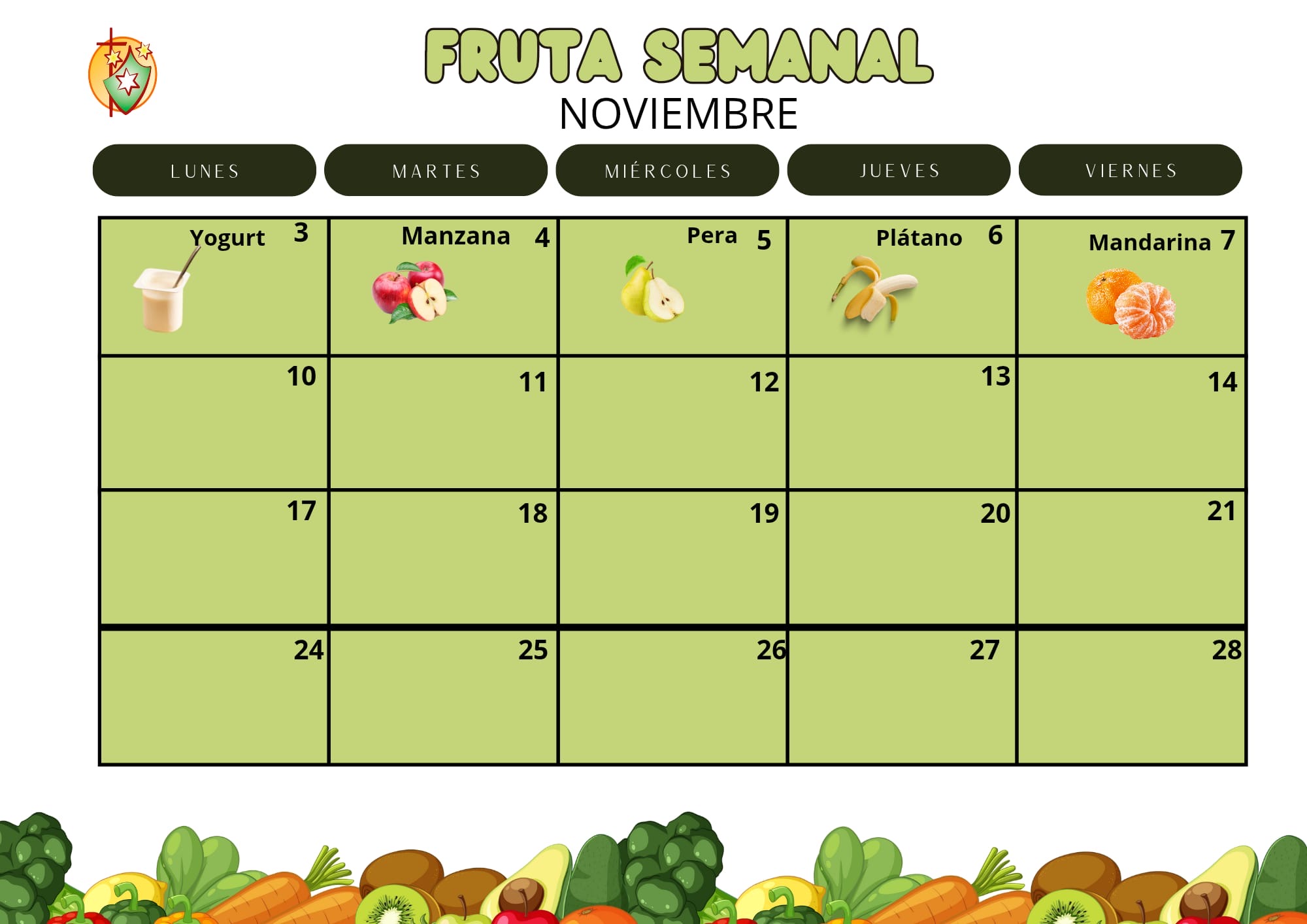 FRUTA NOVIEMBRE 1