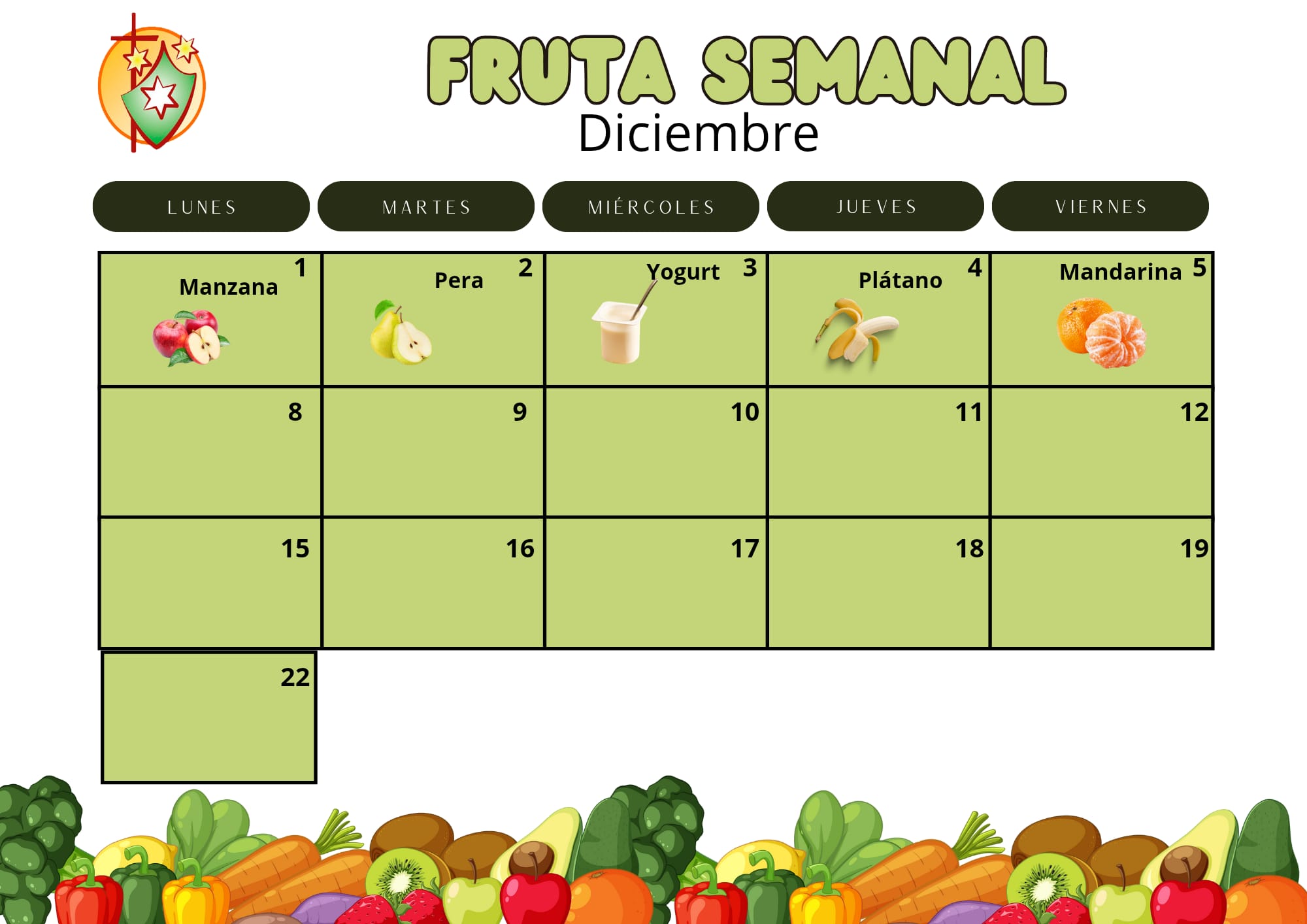 FRUTA DICIEMBRE 1-5