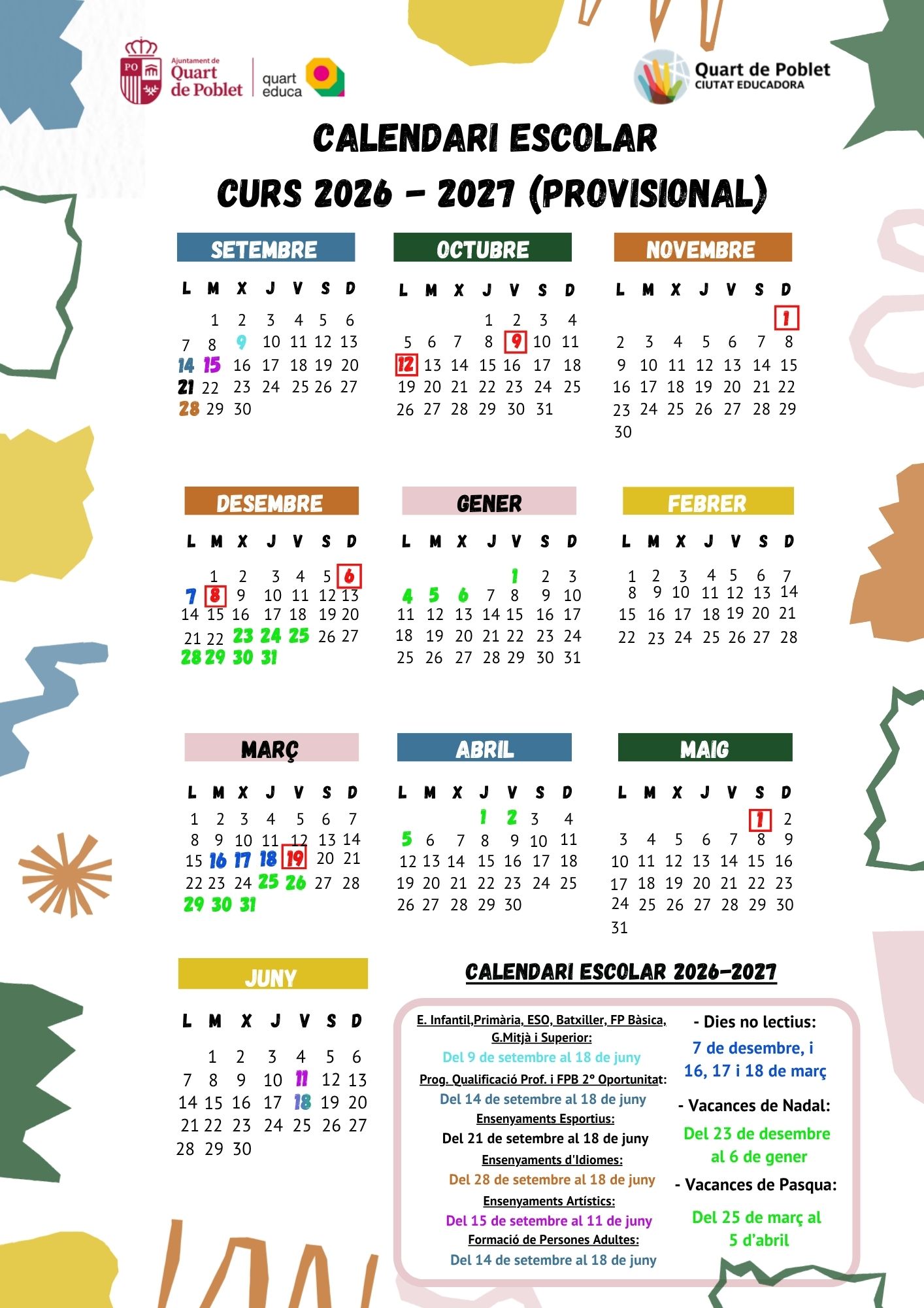 CALENDARIO CURSO 23-24